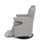 Professional Reclining Hydraulic Barber & Salon Chair with Adjustable Headrest and Footrest